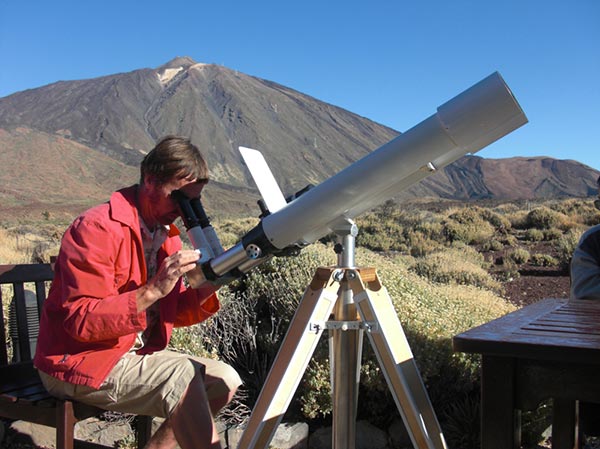 Sonnenbeobachtung am Teide