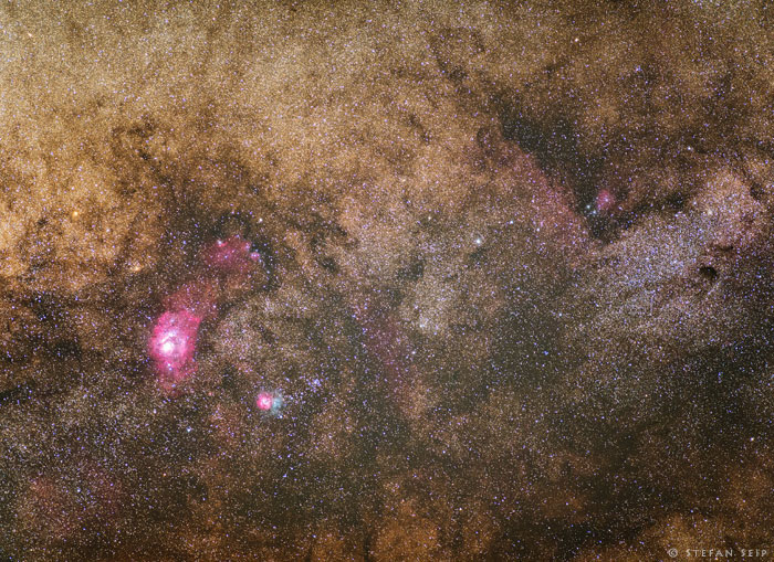 Deep Sky-Objekte im Sternbild Schütze